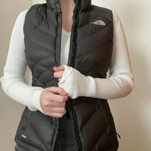 The north face puffer vest